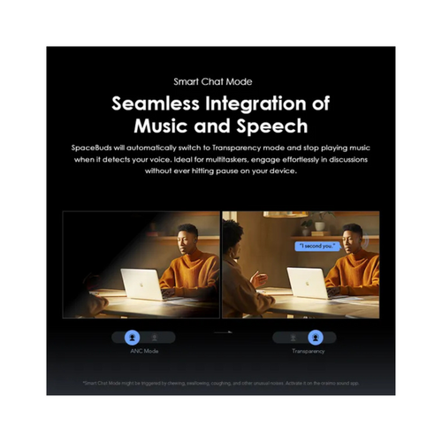 Oraimo SpaceBuds Hybrid ANC TWS Earbuds (OTW-630)